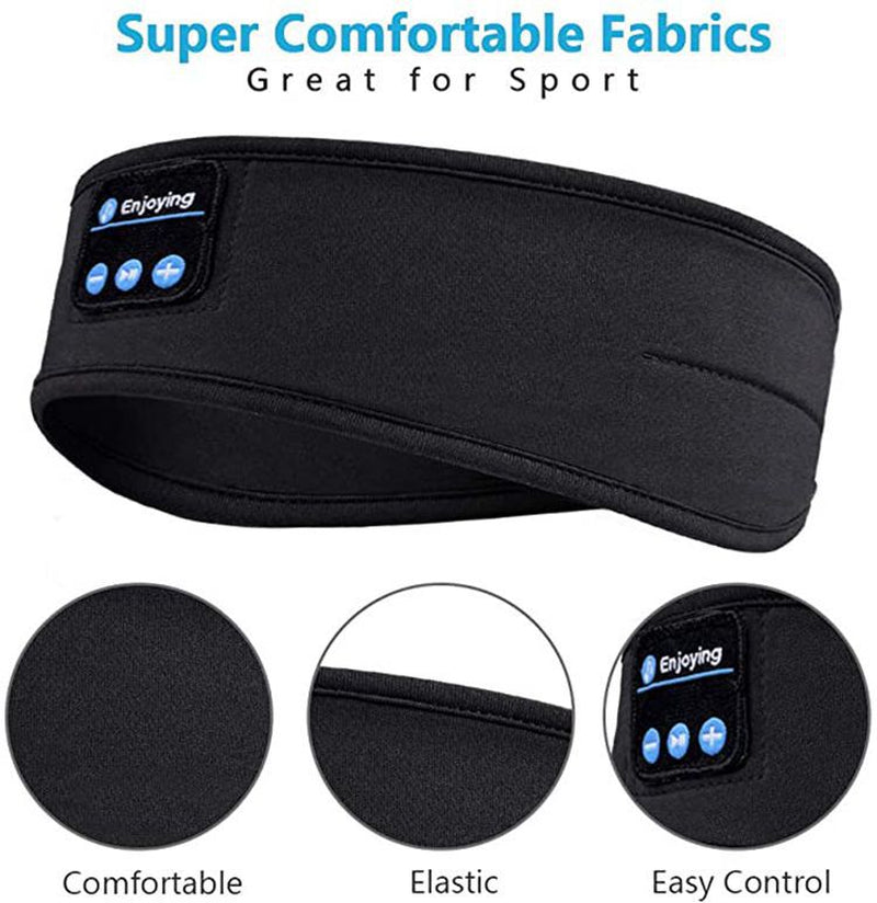 Experience Comfort and Sound: Wireless Bluetooth Sleeping Headphones Headband for Side Sleepers and Sports Enthusiasts