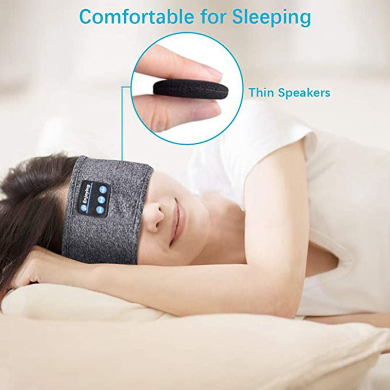 Experience Comfort and Sound: Wireless Bluetooth Sleeping Headphones Headband for Side Sleepers and Sports Enthusiasts