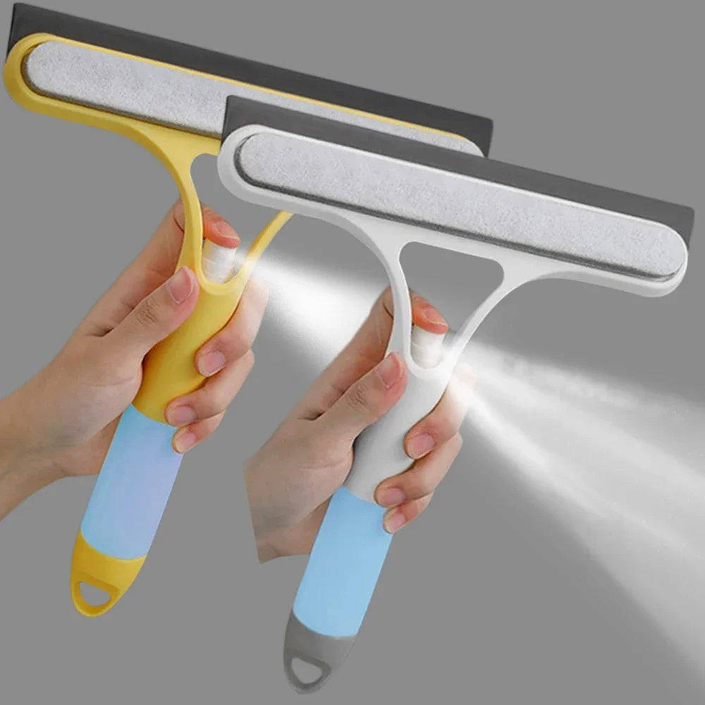 Transform Your Cleaning Routine with the 3-in-1 Window Cleaning Squeegee and Spray Bottle – Perfect for Home and Car!